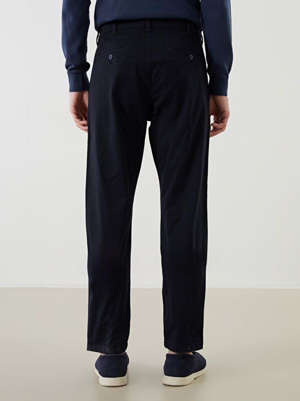 Moudda LC Waikiki - Pantalon chino tissé moyen Homme Marine - Tunisie 4