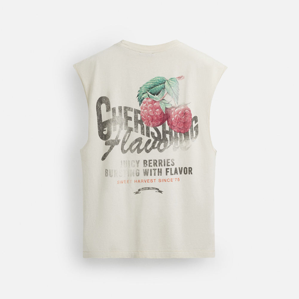 Moudda ZARA - T-Shirt Sans Manches - Imprimé Fruit Dos - Tunisie 2