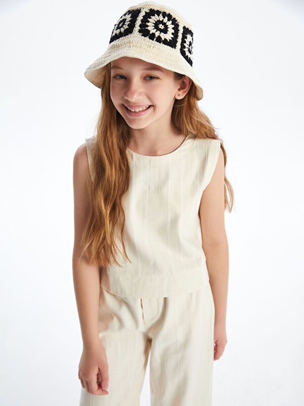 Moudda LC Waikiki - Chemisier (blouse) manches courtes en tissu pour Fille - Tunisie 7