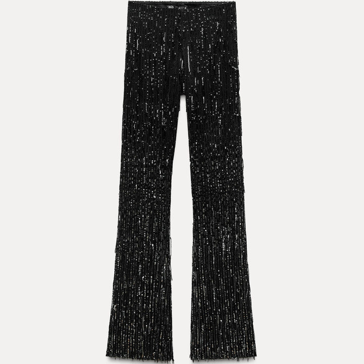 Moudda ZARA - Legging fantaisie pailleté franges tie & dye - Tunisie 2