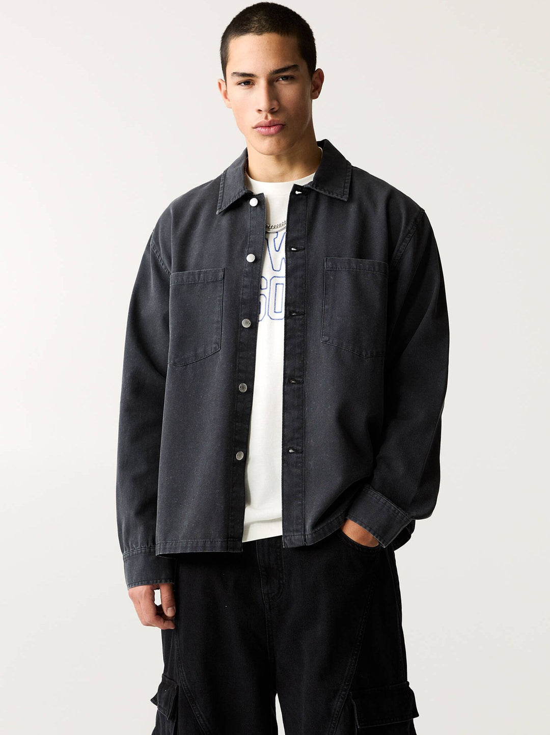 Moudda PULL & BEAR - Chemise Canvas - Manches Longues - Tunisie 2