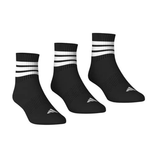 Moudda Adidas - CHAUSSETTES MI-MONTANTES SPORTSWEAR REMBOURRÉES 3 BANDES (3 PAIRES) - Tunisie 5