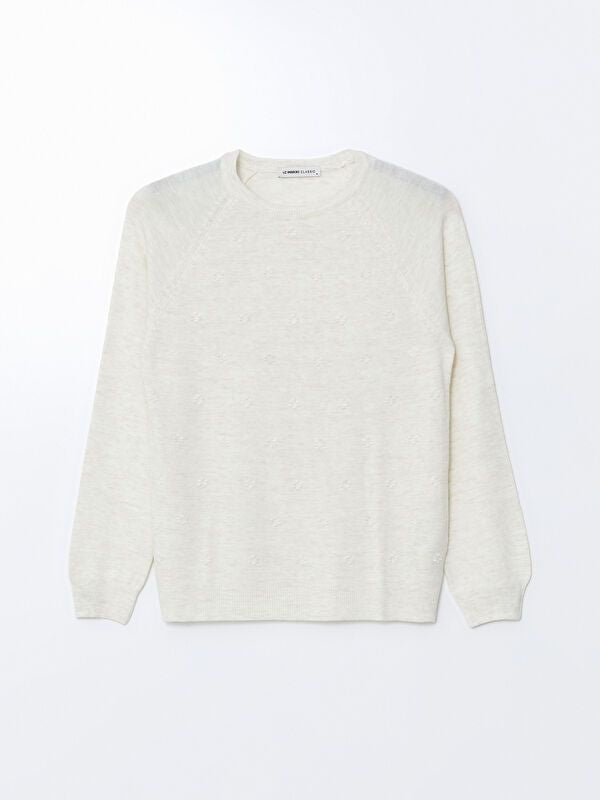 Moudda LC Waikiki - Pull tricot moyen Femme Moi à l'avoine beige - Tunisie 1