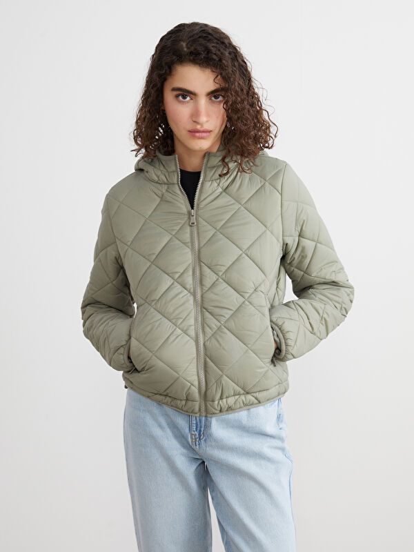 Moudda LC Waikiki - Veste légère Femme Kaki clair - Tunisie 1