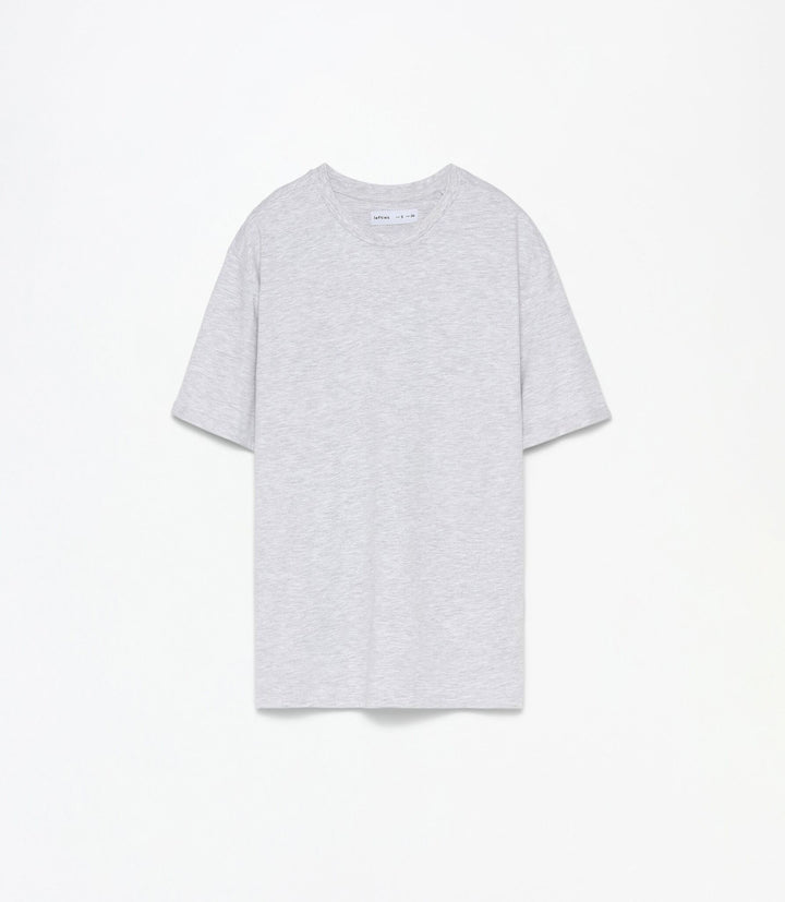 Moudda Lefties - T-Shirt Basique Oversize - Prix (Gris Moyen) - Tunisie 1