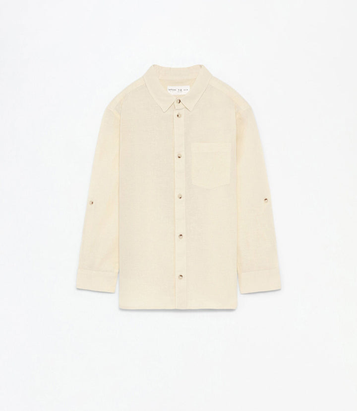 Moudda Lefties - Chemise Lin - Manches Relevables Garçon - Tunisie 1