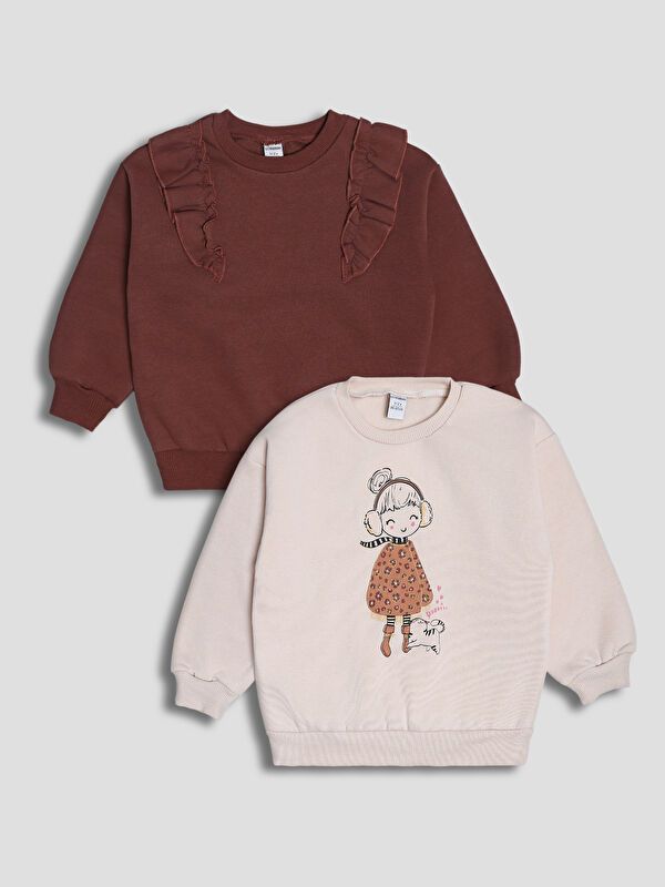 Moudda LC Waikiki - Pack de sweats à capuche en jersey pour Fille - Tunisie 1