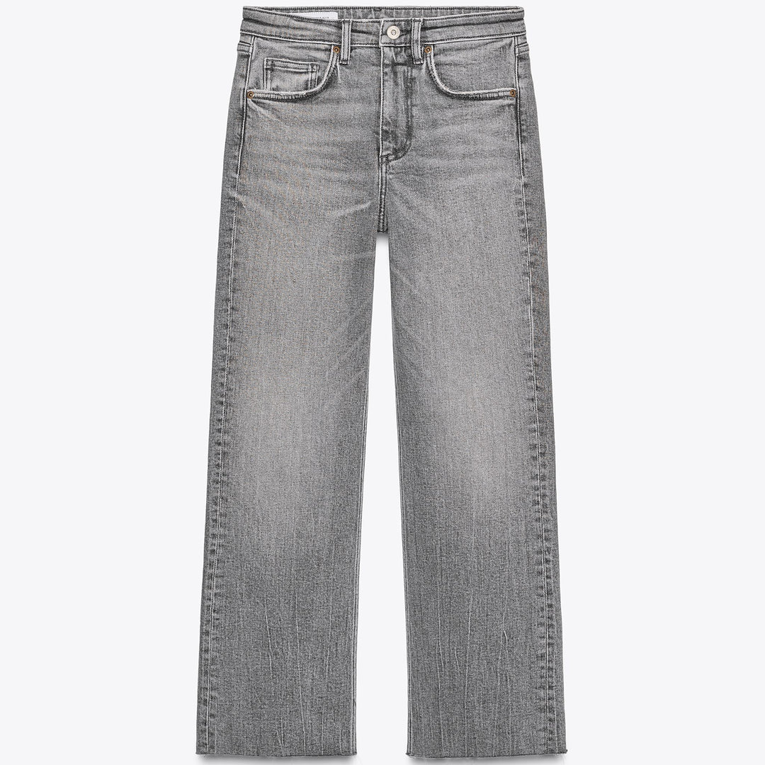 Moudda ZARA - Pantalon Flare Cropped - 5 Poches & Taille Haute - Tunisie 1