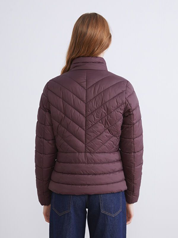 Moudda LC Waikiki - Manteau matelassé léger Femme Prune lumière - Tunisie 5