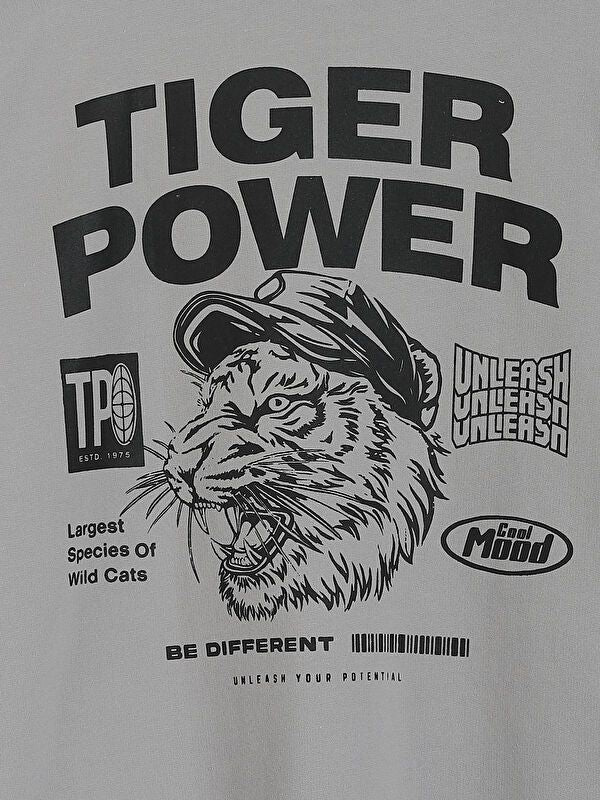 Moudda LC Waikiki - Sweatshirt en jersey Garçon Gris - Tunisie 4