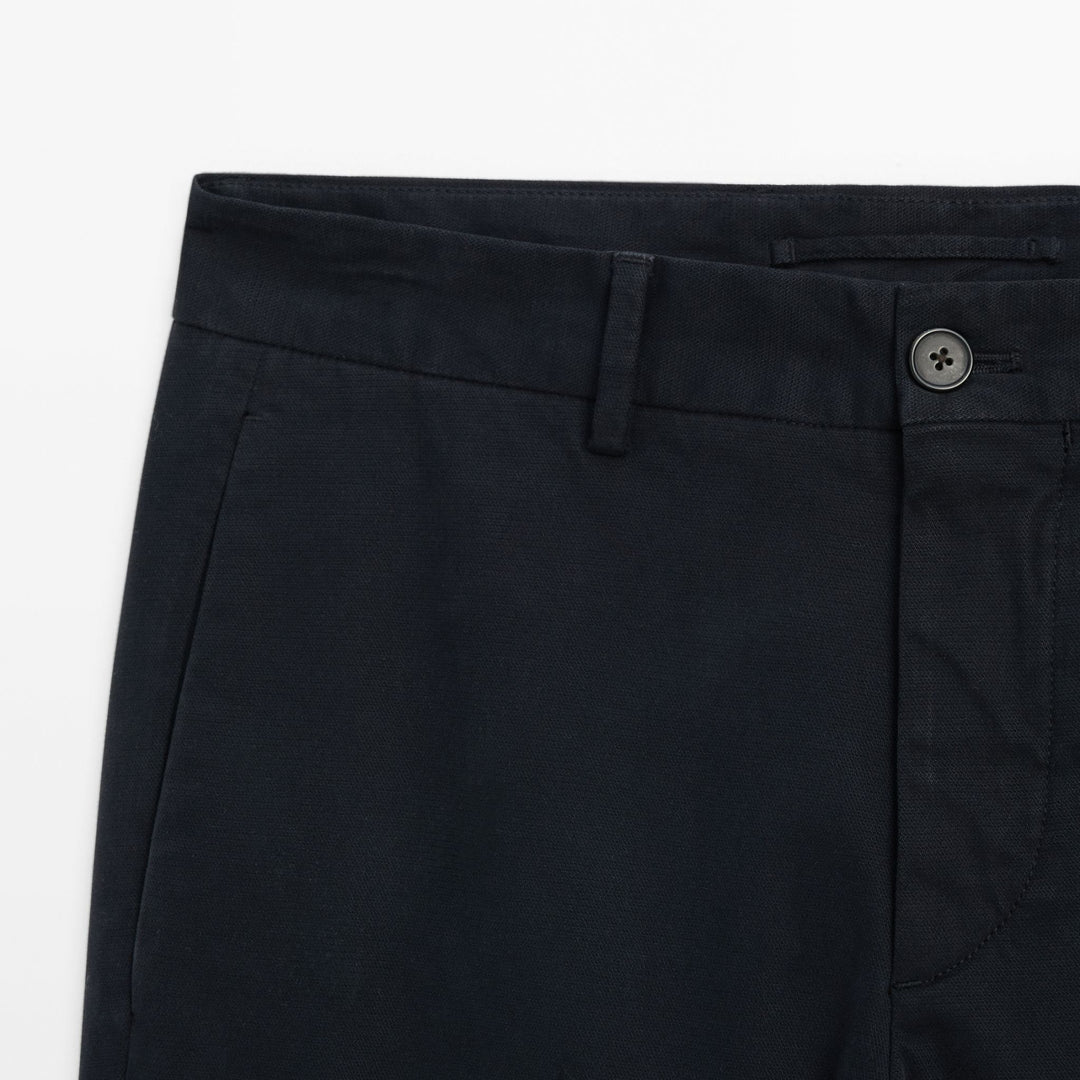 Moudda Massimo Dutti - Pantalon sergé cassé coupe slim - Tunisie 4