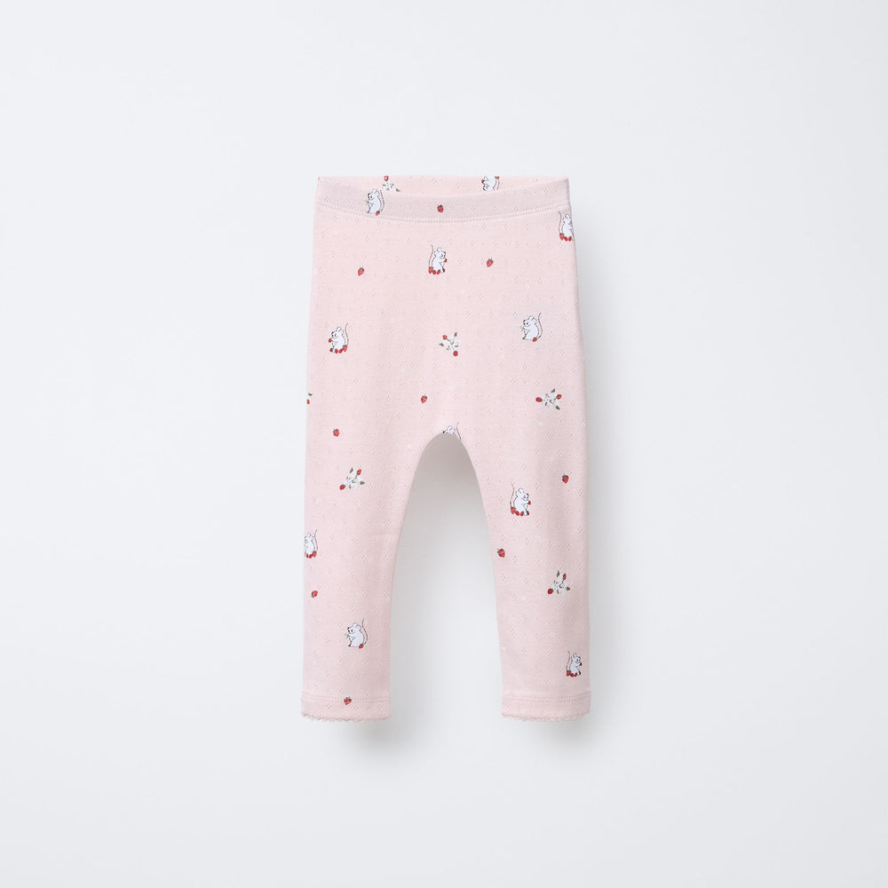 Moudda ZARA - Pack 2 Leggings Pointelle - Poussins & Souriceaux (6T) - Tunisie 2