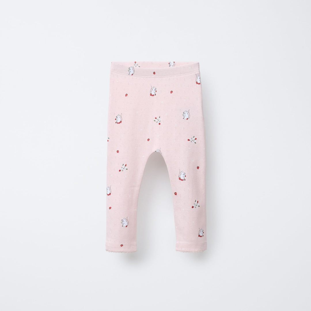 Moudda ZARA - Pack 2 Leggings Pointelle - Poussins & Souriceaux (6T) - Tunisie 2