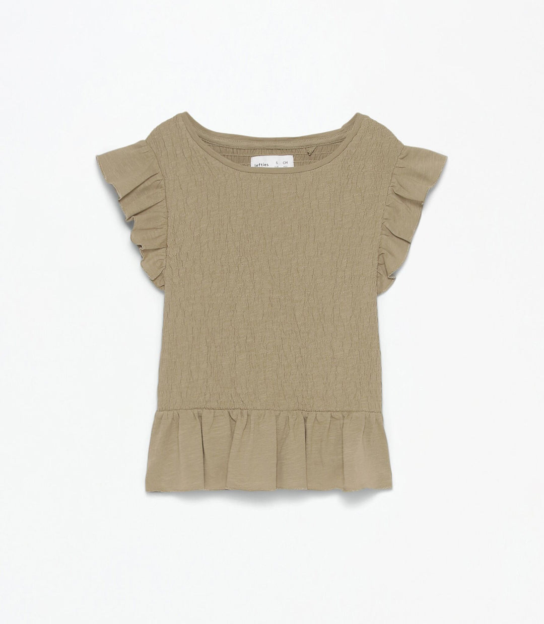 Moudda Lefties - T-Shirt - Élastique & Volant Fille D4 - Tunisie 1