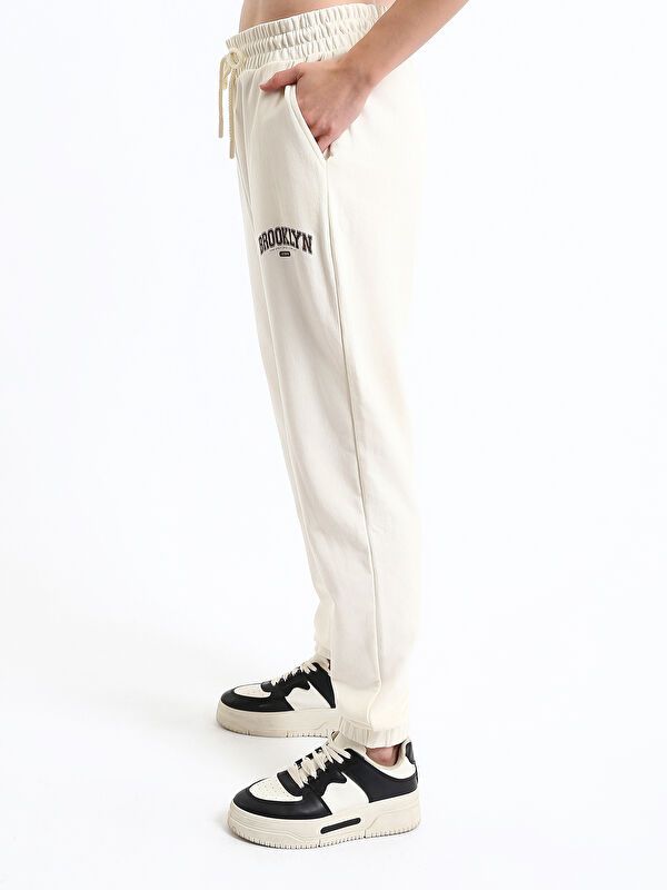 Moudda LC Waikiki - Pantalon en jersey Femme Beige clair - Tunisie 4