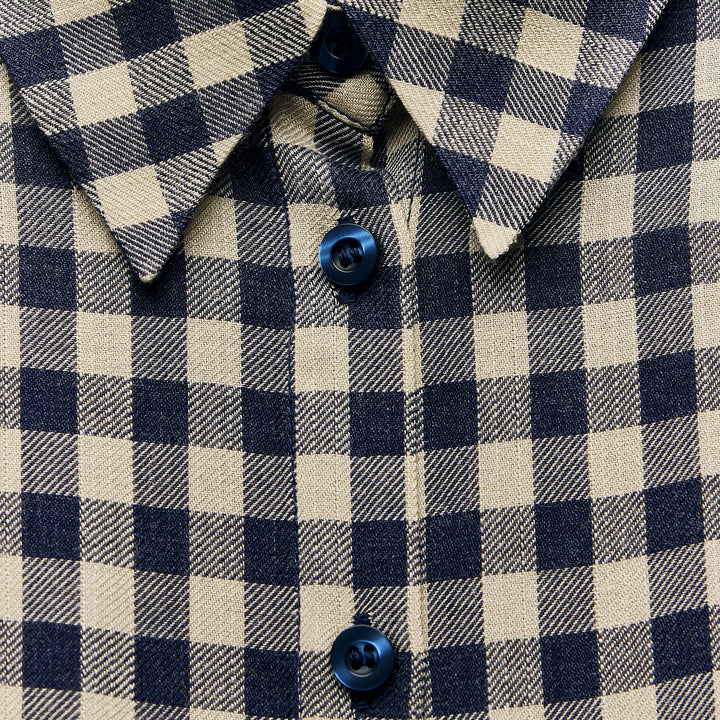 Moudda ZARA - Chemise - Carreau Vichy & Broderie - Tunisie 3