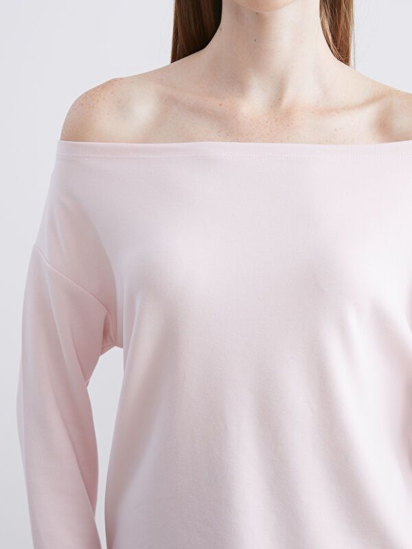 Moudda LC Waikiki - Sweatshirt en jersey Femme Rose clair - Tunisie 3