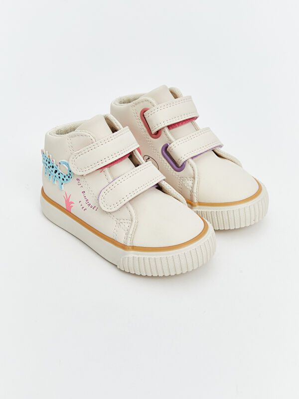 Moudda LC Waikiki - Chaussures casual montantes Fille Imprimé blanc - Tunisie 1