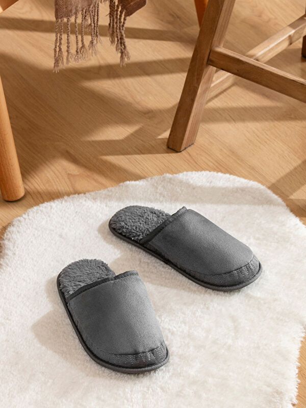 Moudda LC Waikiki - Pantoufles maison Homme Anthracite - Tunisie 1