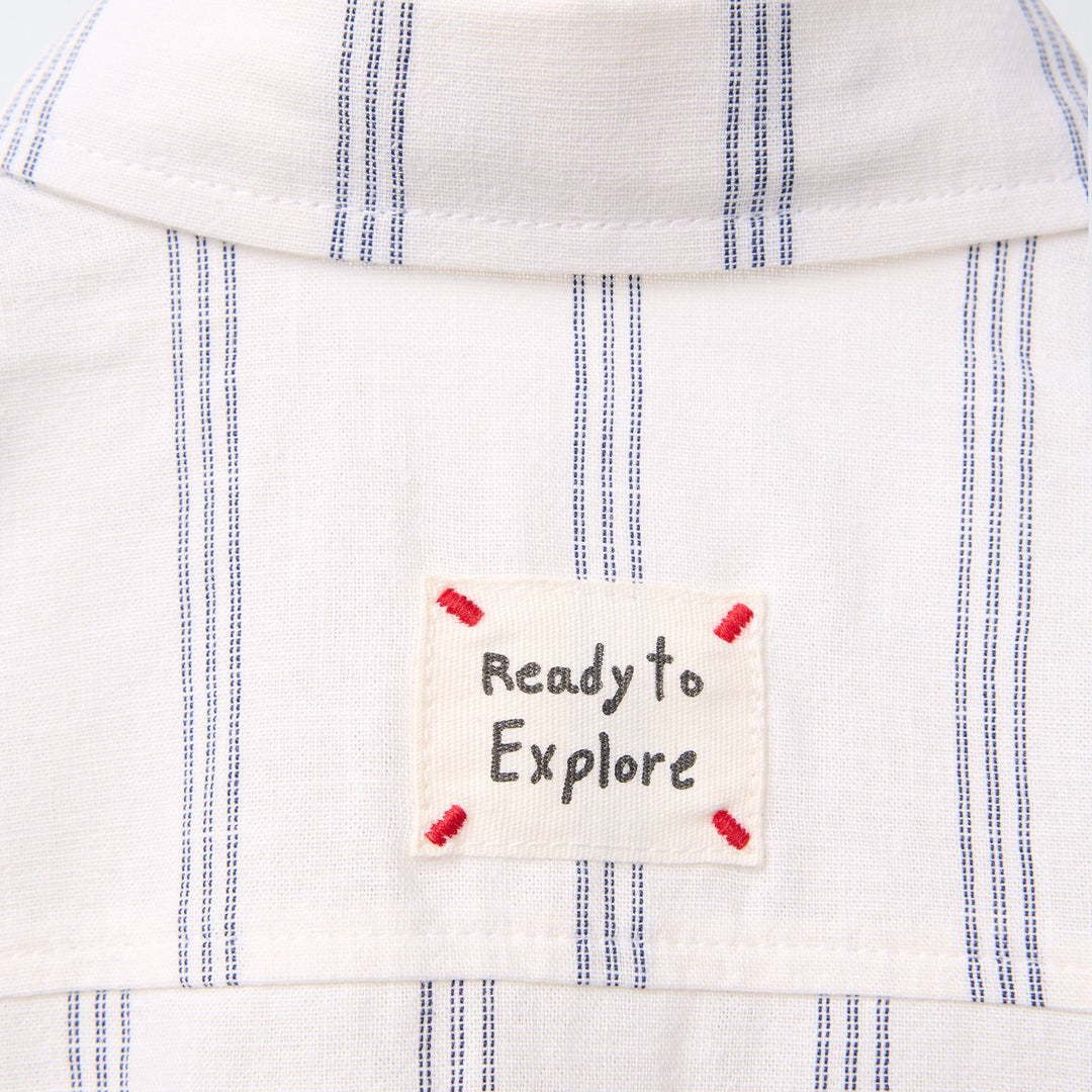 Moudda ZARA - Chemise Enfant - Rayures & Étiquette Pastel (6T) - Tunisie 4