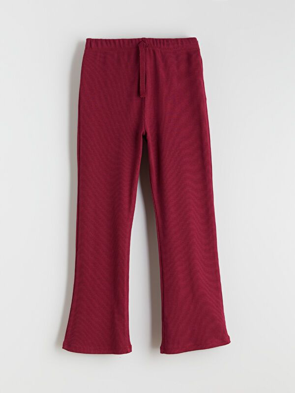 Moudda LC Waikiki - Vêtement stretch en jersey couleur Bordeaux clair pour filles - Tunisie 1
