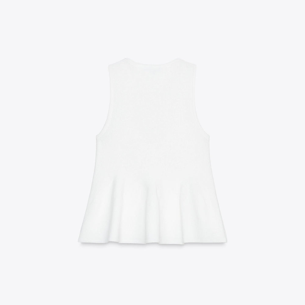 Moudda ZARA - Top - Col Olla, Boutons & Peplum - Tunisie 2