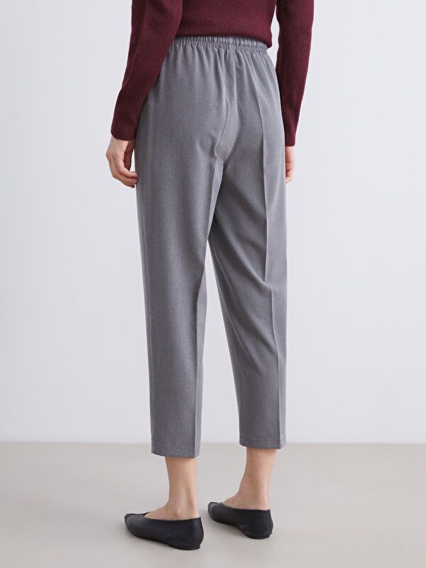 Moudda LC Waikiki - Pantalon tissé moyen Femme Mélange de gris - Tunisie 4