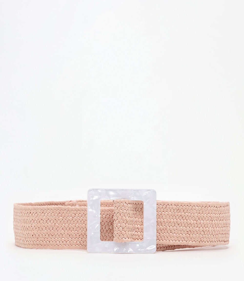 Moudda Lefties - Ceinture Rafia - Boucle Carrée - Tunisie 2