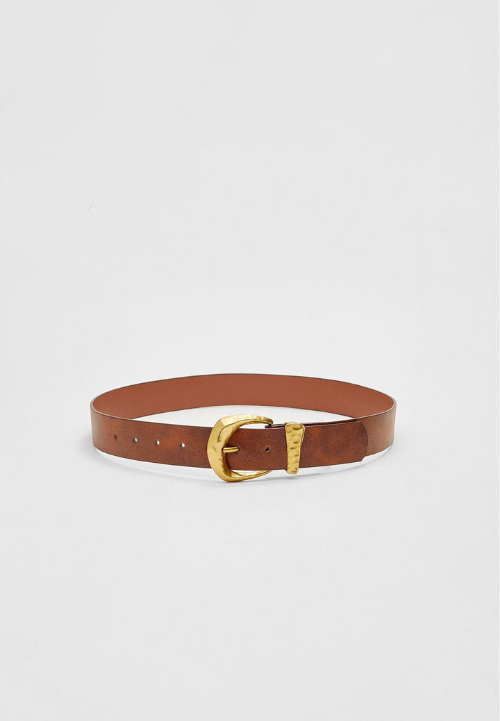 Moudda STRADIVARIUS - Ceinture avec Boucle Martelée Irrégulière - Tunisie 2