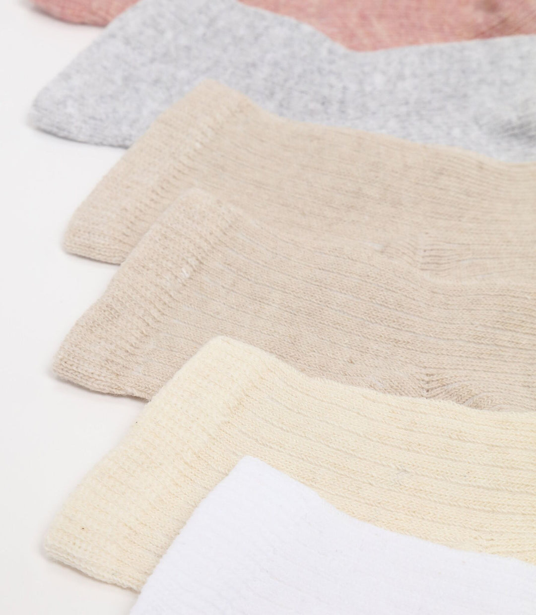 Moudda Lefties - Pack 7 Chaussettes Longues Basique - Côtes (Rose) - Tunisie 3