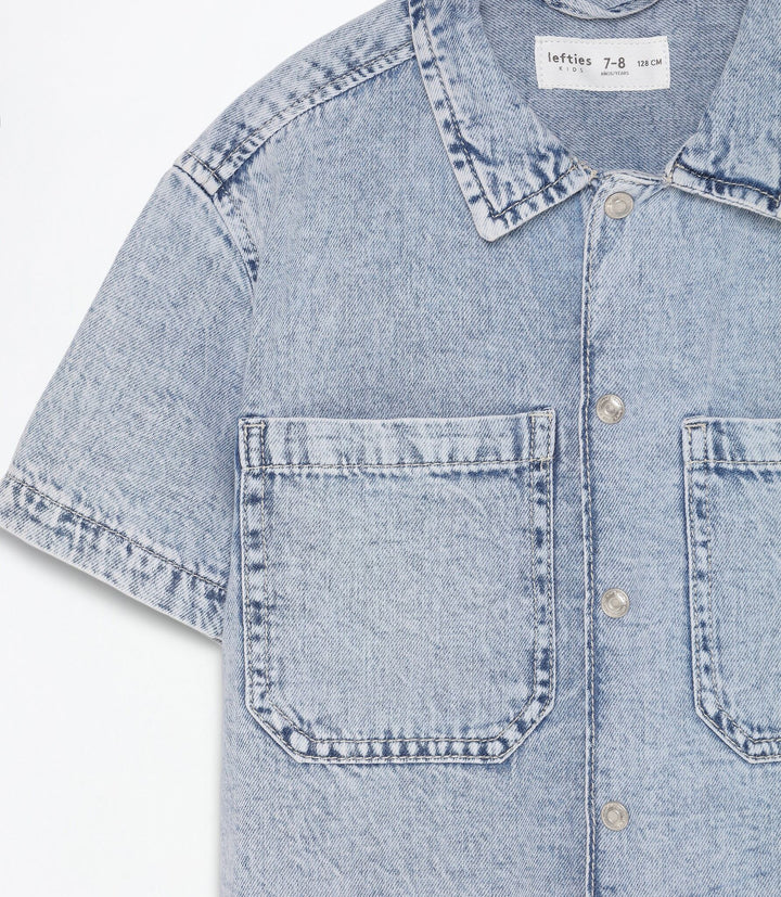 Moudda Lefties - Chemise Denim Basique - Garçon - Tunisie 4
