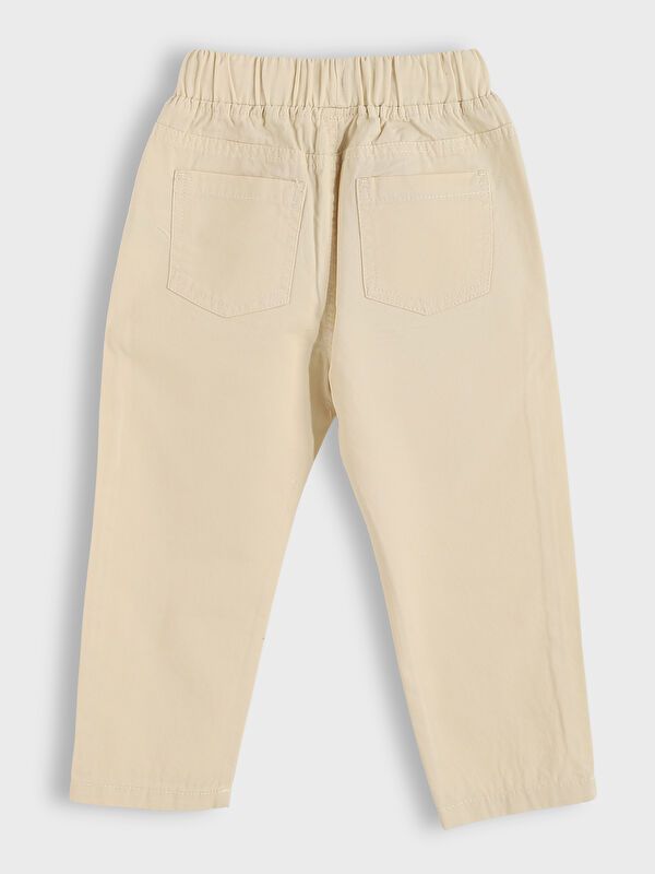 Moudda LC Waikiki - Pantalon tissé épais basique Garçon Beige - Tunisie 2