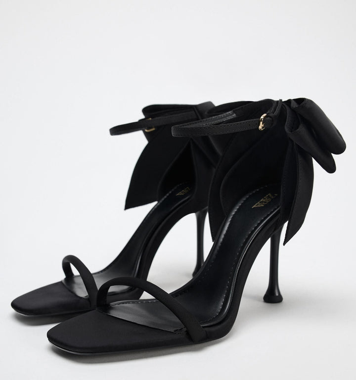 Moudda ZARA - Sandales talon satin nœud talon - Tunisie 4