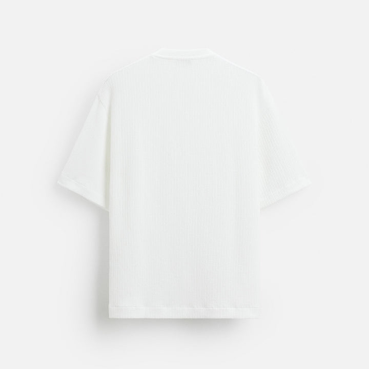 Moudda ZARA - T-Shirt - Structure Irrégulière & Jacquard - Tunisie 2