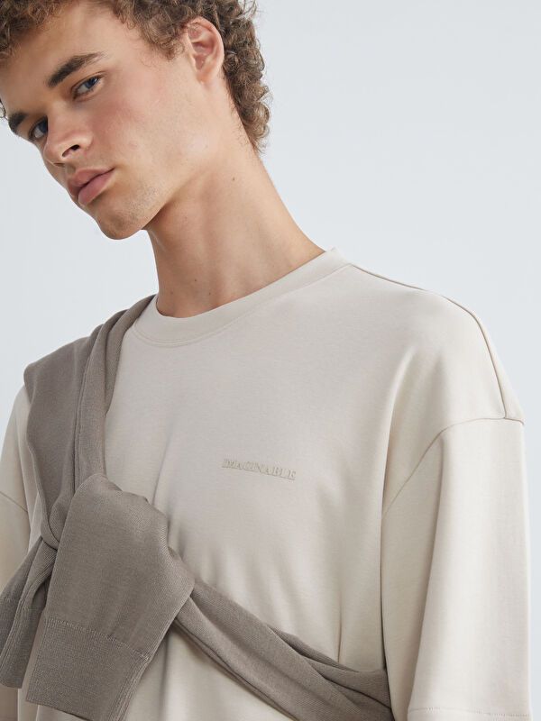 Moudda LC Waikiki - Sweatshirt en jersey Homme Beige clair - Tunisie 3