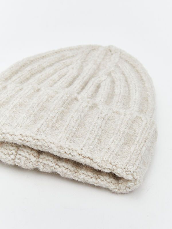 Moudda LC Waikiki - Bonnet  tricot Femme Beige - Tunisie 3