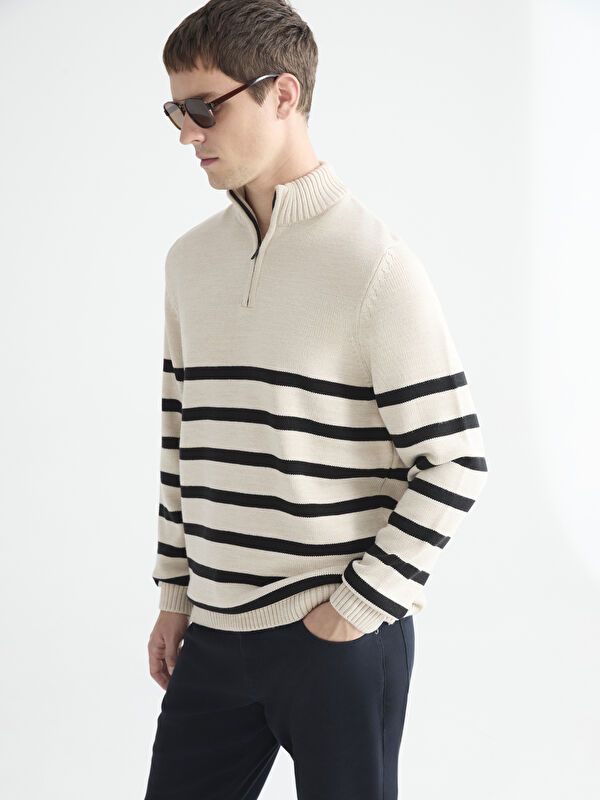 Moudda LC Waikiki - Pull rayé en tricot - Tunisie 5