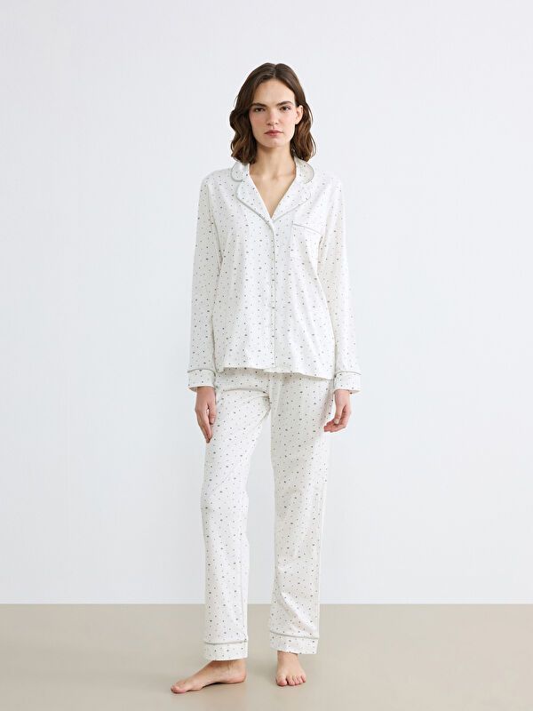 Moudda LC Waikiki - Pyjama manches longues en jersey pour Femme - Tunisie 2
