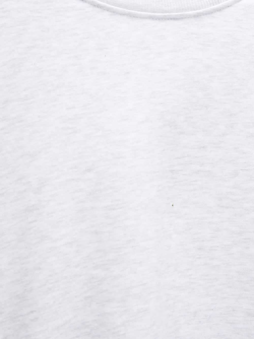 Moudda PULL & BEAR - Sweat Basique Crop Col Rond Fleece Gris Clair - Tunisie 2