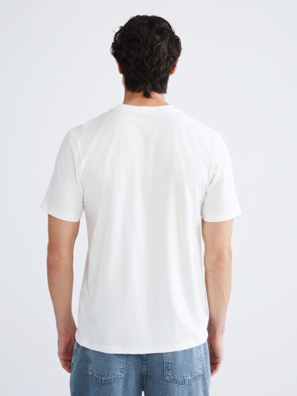 Moudda LC Waikiki - T-shirt basique en jersey à manches courtes pour Hommes - Tunisie 4