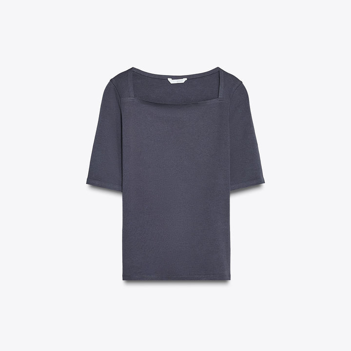 Moudda ZARA - T-Shirt - Coton/Élasthanne & Encolure Carrée - Tunisie 1