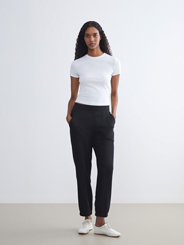 Moudda LC Waikiki - Pantalon en jersey Femme Noir - Tunisie 1