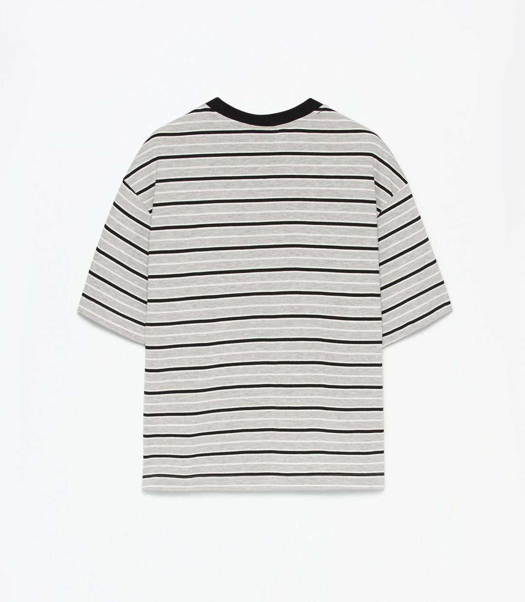 Moudda Lefties - T-Shirt - Rayure Tissée (Gris Vigo) - Tunisie 3