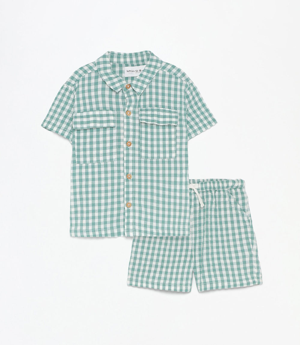 Moudda Lefties - Ensemble - Chemise + Bermuda Seersucker - Tunisie 2