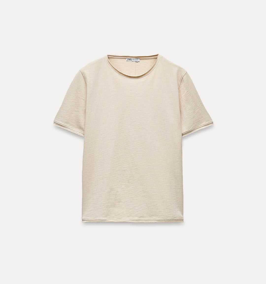Moudda ZARA - T-shirt en flammé, finitions brut de coupe - Tunisie 1