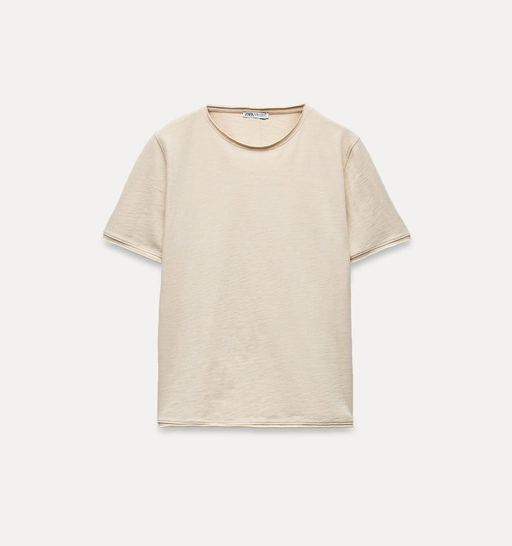 Moudda ZARA - T-shirt en flammé, finitions brut de coupe - Tunisie 1