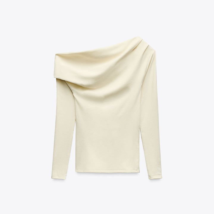 Moudda ZARA - T-Shirt Asymétrique - Soft Interlock - Tunisie 2