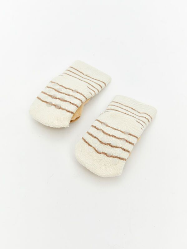 Moudda LC Waikiki - Chaussettes maison Garçon Mélange écru - Tunisie 3