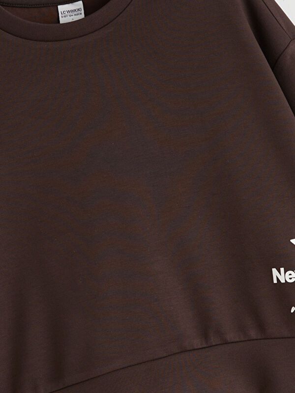 Moudda LC Waikiki - Ensemble en jersey Fille Brun foncé - Tunisie 3