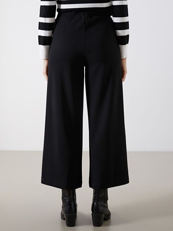 Moudda LC Waikiki - Pantalon tissé moyen Femme Noir - Tunisie 4